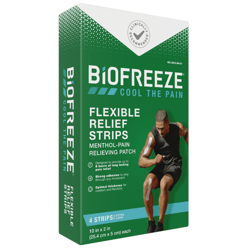Biofreeze® Pain Relief Flexible Relief Strips, 4 Strips