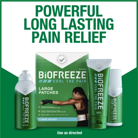 Biofreeze® Pain Relief Gel, 3 fl oz. Tube, Colorless