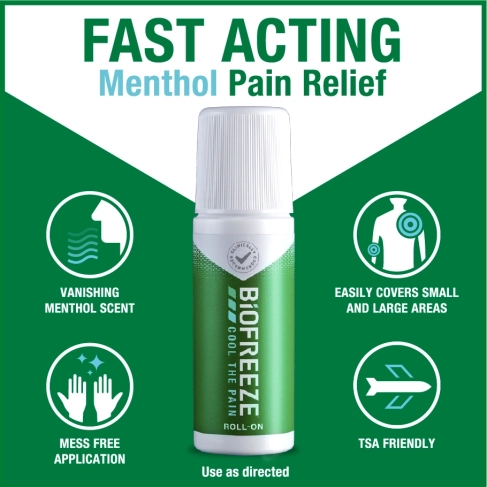 Biofreeze® Pain Relief Roll-On, 2.5 fl oz