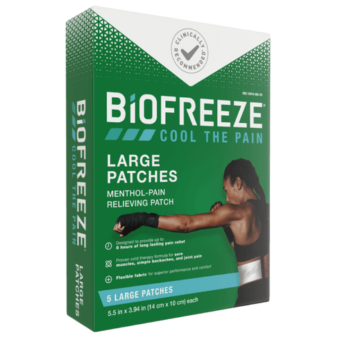 Biofreeze® Pain Relief Patches, Large, 5 Patches